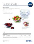 Dinex Tulip Bowls Dinex Tulip Bowls