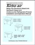 Turbo Air Mega Top Sandwich Table Manual