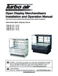 Turbo Air Stainless Steel Drop-In Merchandiser Manual