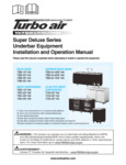 Turbo Air Underbar Refridgeration Manual