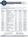 Twinings Kosher Certificate