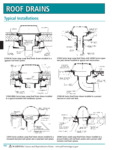 Josam Typical Roof Drain Installations