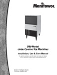 Manitowoc U80 Manual Manitowoc U80 Manual