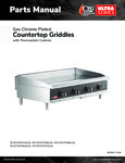 CPG Ultra Series Griddles Parts Manual