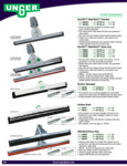 Unger Floor Squeegees Catalog Unger Floor Squeegees Catalog
