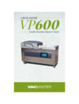 VacMaster VP600 Manual VacMaster VP600 Manual