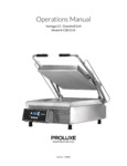 Vantage CS - CSD1515 - Operations Manual Vantage CS - CSD1515 - Operations Manual