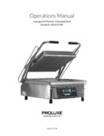 Vantage CS Panini - CSD1515PE - Operations Manual Vantage CS Panini - CSD1515PE - Operations Manual