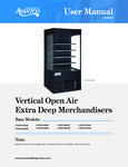 Avantco Refrigeration_Vertical Open Air Extra Deep Merchandisers VOA_Manual Avantco Refrigeration_Vertical Open Air Extra Deep Merchandisers VOA_Manual