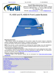 Vestil FL-4000 MANUAL