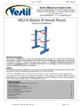 Vestil HDU Manual Vestil HDU Manual