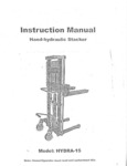 Vestil HYD-15 Manual