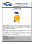 Vestil STRAP-PS-HD, MANUAL