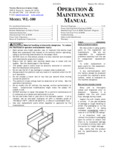 Vestil WL-100 Manual