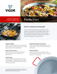 Vigor Paella Pans Sell Sheet