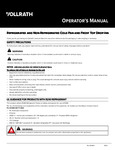 Vollrath_Refrig_Non-Refrig_Cold_FrostTop_DropIns_Operator's Manual