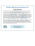 all state manufacturing warranty