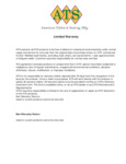 American Tables and Seating Limited Warranty