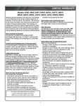 Goodman_AMST-AWST_Warranty Goodman_AMST-AWST_Warranty