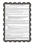APW Wyott's Warranty Information