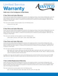 Avantco Ref Limited Service Warranty