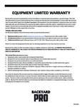 Backyard Pro Warranty