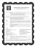 Bakers Pride's Warranty Information Bakers Pride's Warranty Information