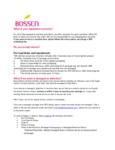 Bossen Equipment Warranty Return Policy