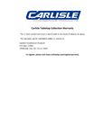 Carlisle Tabletop Warranty Carlisle Tabletop Warranty