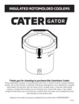 CaterGator Round Rotomolded Cooler Warranty