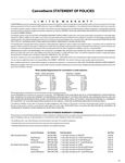 Convotherm Warranty Convotherm Warranty