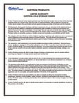 Curtron Products Cold Storage Doors Warranty Curtron Products Cold Storage Doors Warranty