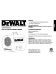 DeWalt DXH2000TS and DXH2003TS Warranty