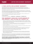 Estella Equipment Mixers Warranty