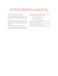 Warranty Warranty