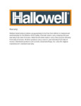 HallowellWarranty HallowellWarranty