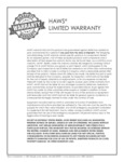 Haws Corporation Limited_Warranty_2021_FINAL