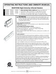 HeatStar Overhead Heaters Warranty HeatStar Overhead Heaters Warranty