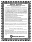 Hoshizaki Refrigerator and Freezer Warranty