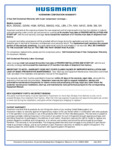 Hussman 2 Year P&L_5 Year Compressor Warranty Hussman 2 Year P&L_5 Year Compressor Warranty