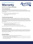 Avantco Ice Machine Warrenty
