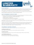 Lavex Janitorial Limited Warranty Lavex Janitorial Limited Warranty