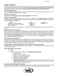 Vestil 30 Day Warranty Vestil 30 Day Warranty