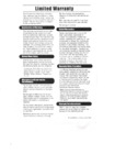 Mastercraft Limited Warranty Mastercraft Limited Warranty