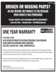 Metaltech Warranty Metaltech Warranty