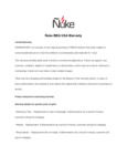 Nuke BBQ Warranty