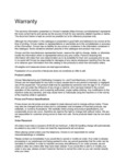 Warranty Warranty