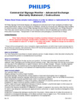 Philips_Signage_USA_3-Year_Warranty_RevD Philips_Signage_USA_3-Year_Warranty_RevD