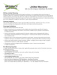 Regency Space Solutions 90 Day Warranty