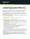 Regency Gas Hoses Limited Warranty